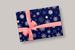 Festive Snowflakes Seamless Patterns, Xmas Digital Paper PNG Product Image 5