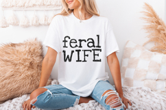 Feral Wife PNG Digital Download, Sublimation DTF Design, Product Image 2