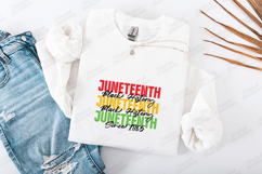 Juneteenth SVG - Stacked Black History Since 1865 Cut File Product Image 3