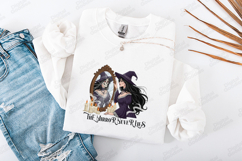 The Mirror Never Lies SVG - Gothic Witch Skeleton Reflection Product Image 1