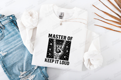 Master Of Keep It Loud Skull Hand SVG PNG JPG Shirt Art Product Image 3