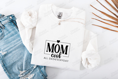Cool Mom SVG - All Day Everyday Minimalist Mother Cut File Product Image 3