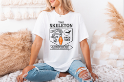 The Skeleton No Escape Since 1690 PNG Sign, Graveyard Road Product Image 2
