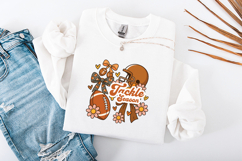 Football Season SVG - Glitter Texture Gameday Sports PNG Product Image 3