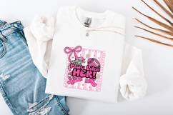 Play Like Her Football SVG Pink Coquette Cheer PNG Design Product Image 3