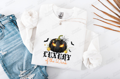 Luxury of the Dark SVG - Glam Halloween Black Pumpkin Art Product Image 3