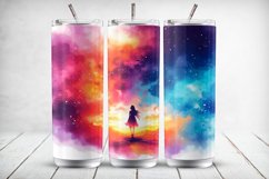4 Fire Girls Tumbler Wraps Sublimation Design, 20 oz Product Image 4