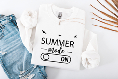 Summer Mode On SVG - Tropical Vacation Beach Cut File Product Image 3