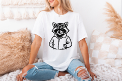 Cool Raccoon with Goggles PNG, Digital Download Animal Art, Product Image 2