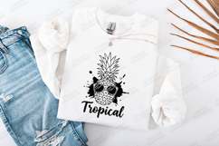 Tropical Pineapple With Sunglasses SVG Summer Shirt Design Product Image 3