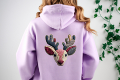 Whimsical Christmas Patchwork Clipart, Xmas Sublimation PNG Product Image 3