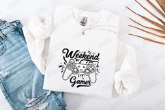 Weekend Gamer Controller SVG PNG JPG Video Game Shirt Art Product Image 3