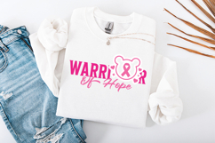Warrior Of Hope SVG - Breast Cancer Awerness Product Image 2