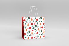 4 Festive Seamless Patterns, Christmas Digital Paper PNG Product Image 3