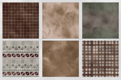 Earthy Watercolor Seamless Textures Product Image 3