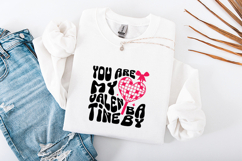 Groovy You Are My Valentine Baby Disco Heart PNG Art Product Image 3