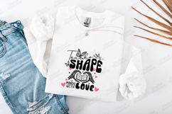 Teachers Shape Minds With Love SVG - Skeleton Hand Book File Product Image 3