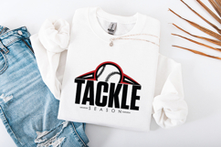 Baseball Tackle Season SVG - Retro Team Spirit Diamond Logo Product Image 1