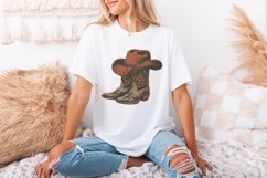 Cowgirl Boots Png, Trendy Western Sublimation Design, Product Image 3