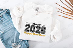 New Year 2026 SVG Shirt Design Product Image 1