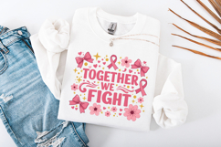 Together We Fight SVG - Breast Cancer Awerness Product Image 2