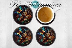 BUTTERFLIES 11OZ 12OZ 15OZ COFFEE MUG DESIGN, MUG WRAPS Product Image 3