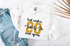 New Year Best Wishes 2026 SVG Shirt Design Product Image 1