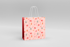 4 Whimsy Christmas Seamless Patterns, Xmas Digital Paper PNG Product Image 3