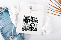 In My Wrestling Era SVG Retro Groovy Wrestling Mom Design Product Image 3