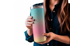 Dawn Gradient Tumbler Wrap Sublimation Design, 20 oz Product Image 3