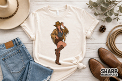 Fringe Jacket Cowgirl Boots PNG, Western PNG, Trendy PNG, Product Image 3