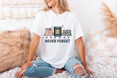 Never Forget PNG, Retro Technology Digital Download, Funny Product Image 3