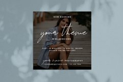 Photography Mini Session Editable PSD Templates - Set of 4 Product Image 3