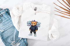 Midnight Runner Teddy Bear SVG - Puffer Jacket Urban Bear Product Image 3