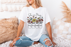 She is Mom Bundle PNG, Mom Life, Mother&#039;s Day, Retro Mama Product Image 3
