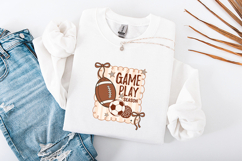 Retro Coquette Game Play Season Sports SVG for Sublimation Product Image 1