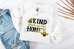 Kind Words Are Like Honey Bee Quote SVG Design Product Image 2