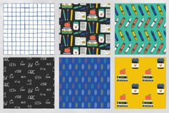 16 Back to School Seamless Patterns Product Image 3