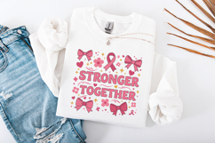 Stronger Together SVG - Breast Cancer Awerness Product Image 2