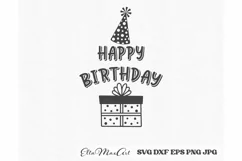 Happy Birthday SVG, Birthday SVG, Birthday party Svg, Cake Product Image 2