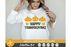 Happy Thanksgiving SVG, Thanksgiving SVG, Autumn SVG, Fall Product Image 2