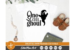 One cool ghoul, Halloween SVG, Pumpkin svg, Witch SVG, Fall Product Image 3
