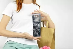 Tumbler sublimation design with watercolor chinese landscape Product Image 4