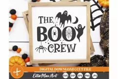 The BOO crew SVG, Halloween SVG, Pumpkin svg, Witch SVG, PNG Product Image 3