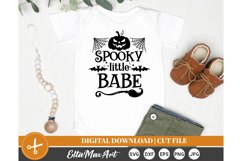 Spooky little babe, Halloween SVG, Pumpkin svg, Witch SVG, Product Image 3