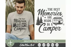 The best memories are made in a Camper SVG, Camping SVG, PNG Product Image 1