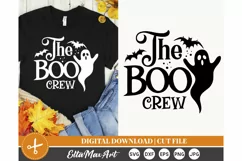 The boo crew, Halloween SVG, Pumpkin svg, Witch SVG, Fall Product Image 1