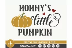Mommy’s little pumpkin SVG, Fall svg, Autumn SVG, Pumpkin Product Image 2
