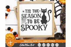 Tis the season to be Spooky SVG, Halloween SVG, Pumpkin svg, Product Image 3