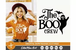 The boo crew, Halloween SVG, Pumpkin svg, Witch SVG, Fall Product Image 3